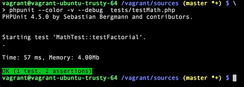 Factorial test strict